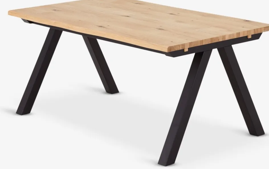 Best SANDBYMesa de comedor SANDBY 100x160 roble natural/negro Mesas De Comedor