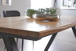 Hot SANDBYMesa de comedor SANDBY 100x210 roble natural/negro Mesas De Comedor