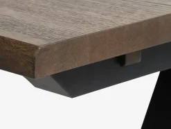 New SANDBYMesa de comedor SANDBY 100x160 roble oscuro Mesas De Comedor