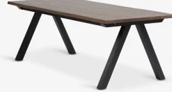Best SANDBYMesa de comedor SANDBY 100x210 roble oscuro Mesas De Comedor