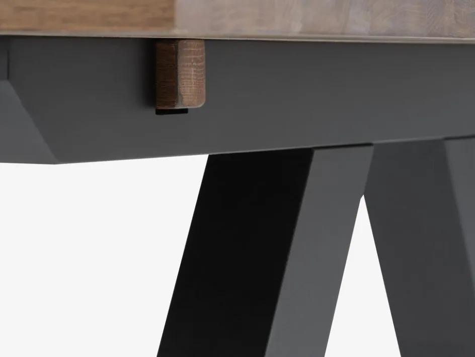 Best SANDBYMesa de comedor SANDBY 100x210 roble oscuro Mesas De Comedor