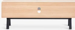 Discount SANDBYMueble TV SANDBY 2 puertas roble natural/negro Muebles De TV