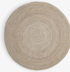 Clearance SANDELTREAlfombra SANDELTRE Ø120 natural/gris Alfombras Pequeñas|Alfombras