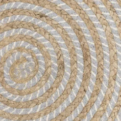 Clearance SANDELTREAlfombra SANDELTRE Ø120 natural/gris Alfombras Pequeñas|Alfombras