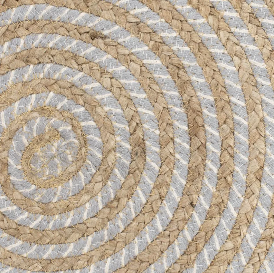Clearance SANDELTREAlfombra SANDELTRE Ø120 natural/gris Alfombras Pequeñas|Alfombras