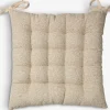Clearance SANDFAKSCojín de asiento SANDFAKS 40x40x5 beis Cojines De Asiento