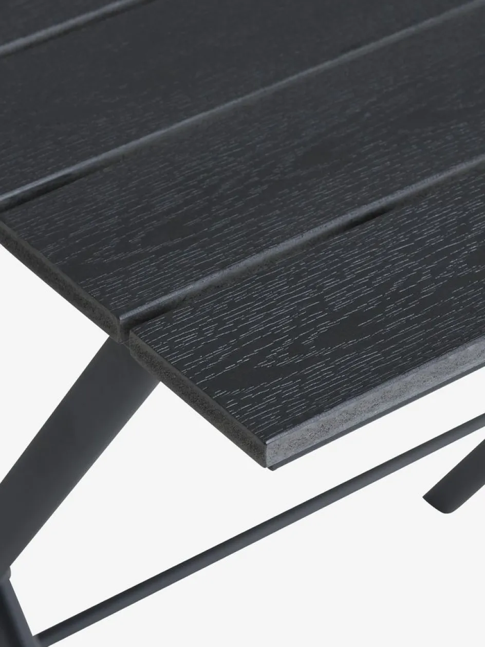 Discount SANDVIKA + AIDTMesa SANDVIKA L65 + 2 sillas AIDT negro Conjuntos Mesa Y Sillas De Jardín