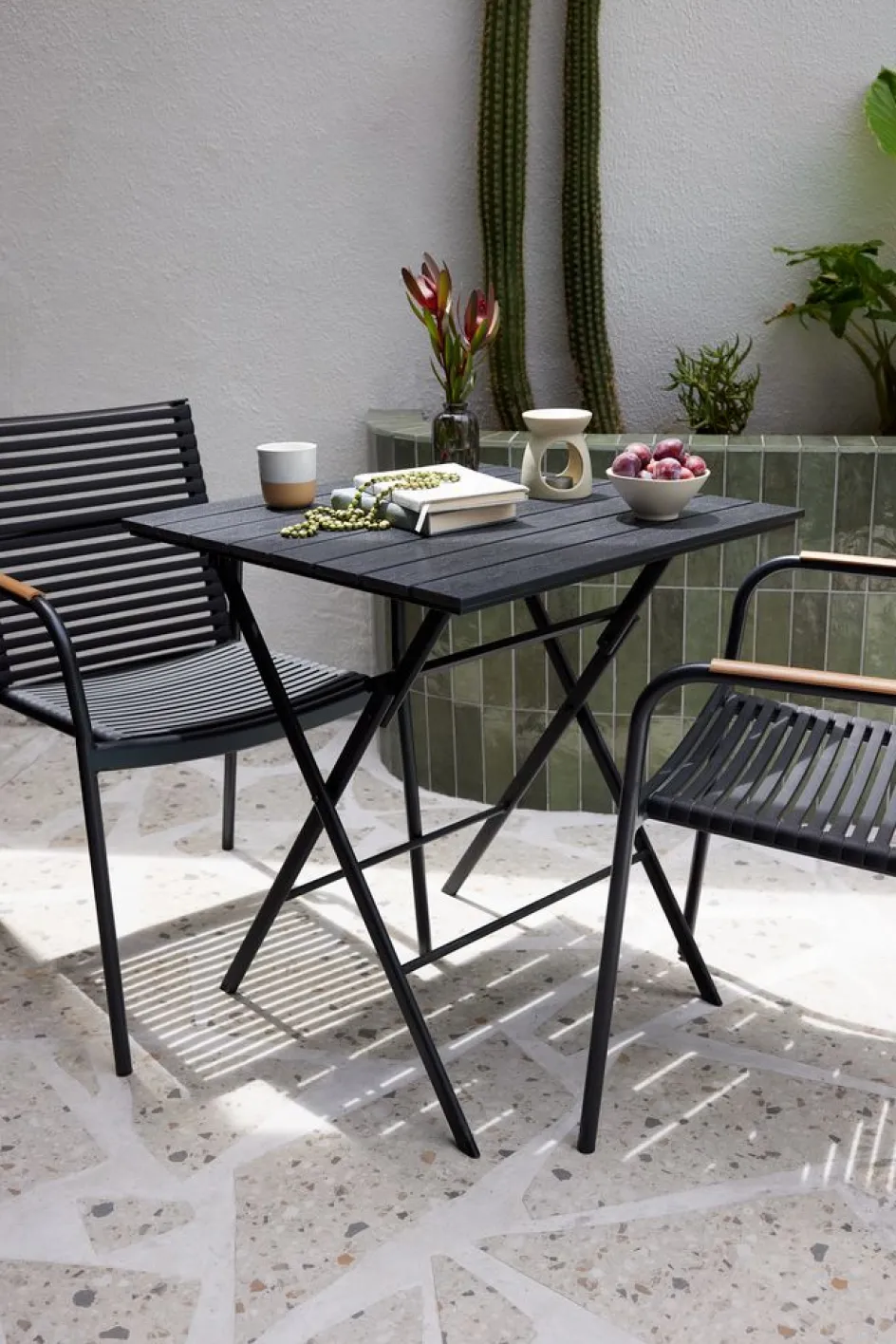 Clearance SANDVIKAMesa de balcón SANDVIKA 65x65 Mesas De Jardín