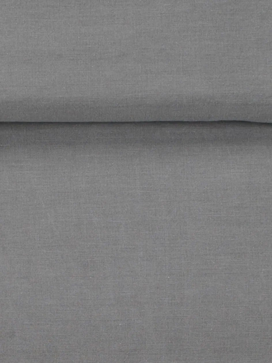 Clearance SANNEGOLDJuego funda nórdica algodón lavado SANNE 155x220 gris Juegos De Funda Nórdica