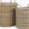 Online SANSEBIECesto de jardín SANSEBIE Ø50/40 kubu natural 2 unidades Maceteros