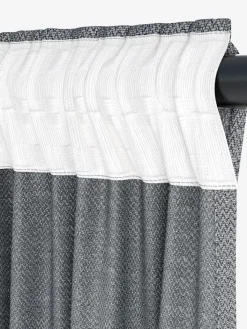 Discount SAVALENCortina SAVALEN 1x140x245 chenilla gris Cortinas Gruesas