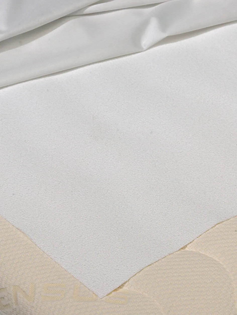 Clearance Sábana impermeable 100 franela blanco Sábanas Para Colchones|Sábanas Para Toppers
