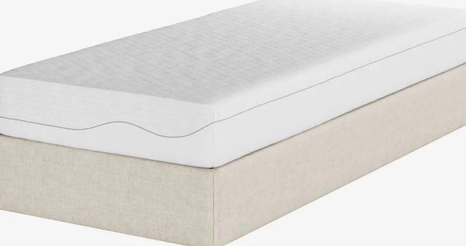 Clearance SEDENCanapé SEDEN 90x190 apertura lateral tela beis Camas Con Almacenaje|90 X 190 Cm