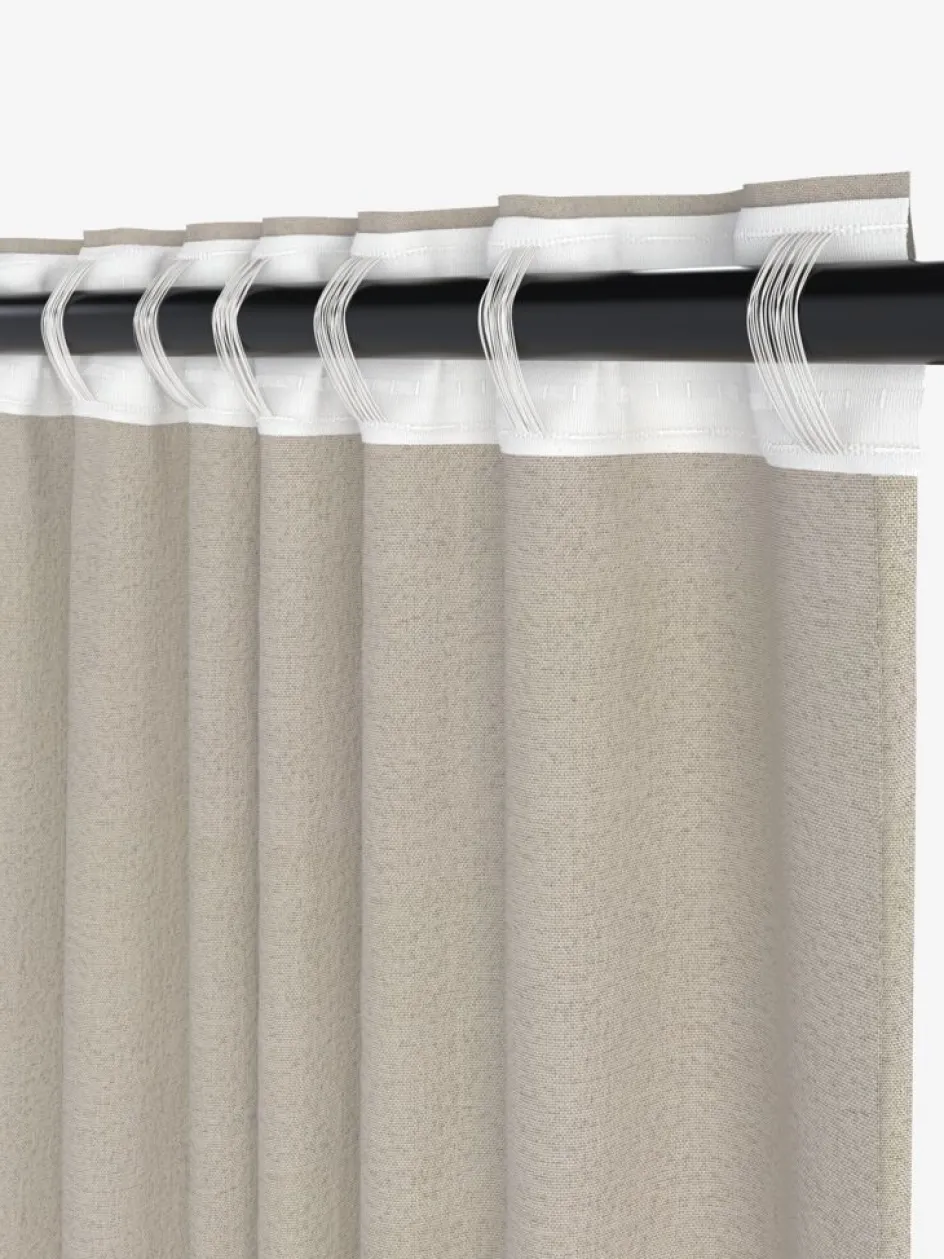 Outlet SEILANDCortina opaca SEILAND 1x135x245 beis Cortinas Opacas