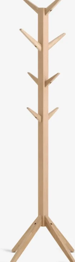 New SEJSPerchero de pie SEJS roble natural Percheros De Pie|Percheros De Pie