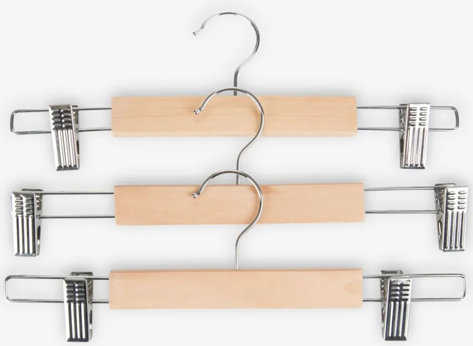 SIGFRIDPerchas SIGFRID con pinzas 3 unidades Perchas|Perchas