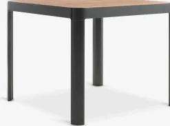 Discount SIRDAL + HAMRAMesa SIRDAL L91 + 4 sillas HAMRA madera dura Conjuntos Mesa Y Sillas De Jardín