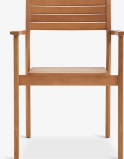 Clearance SIRDAL + HAMRAMesa SIRDAL L211 + 4 sillas HAMRA madera dura Conjuntos Mesa Y Sillas De Jardín