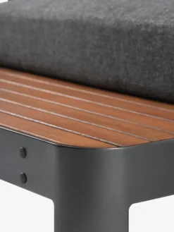 Hot SIRDALConjunto muebles jardín SIRDAL 5 plazas gris oscuro Conjuntos Mesa Y Sillas De Jardín|Muebles De Jardín