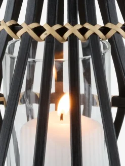 Hot SIVHAUKFarol SIVHAUK Ø31xA35cm negro Iluminación Exterior