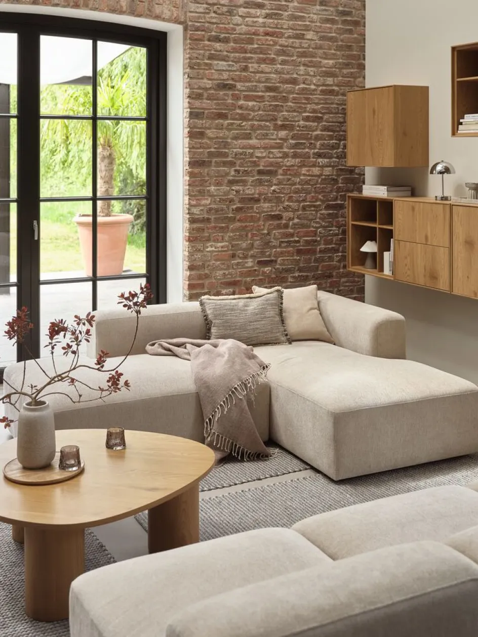 Best SKEJBYMódulo de sofá SKEJBY chaise longue derecha tela beis 2 Plazas|3 Plazas