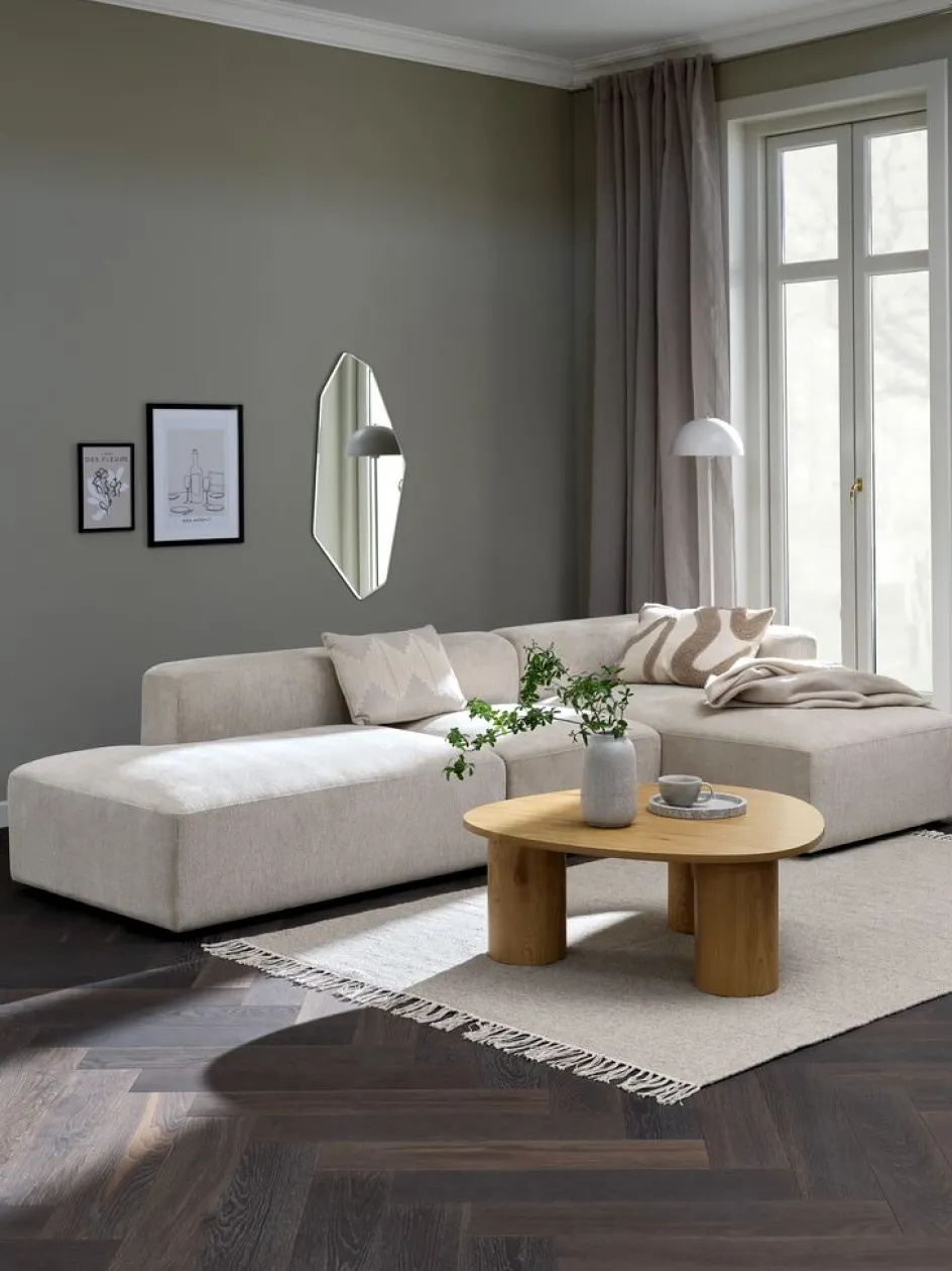 New SKEJBYSofá modular SKEJBY 3 plazas chaise longue/abierto beis 2 Plazas|3 Plazas