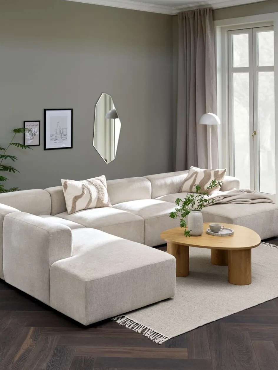 Best SKEJBYSofá modular SKEJBY 5 plazas chaise longue/abierto beis 2 Plazas|3 Plazas