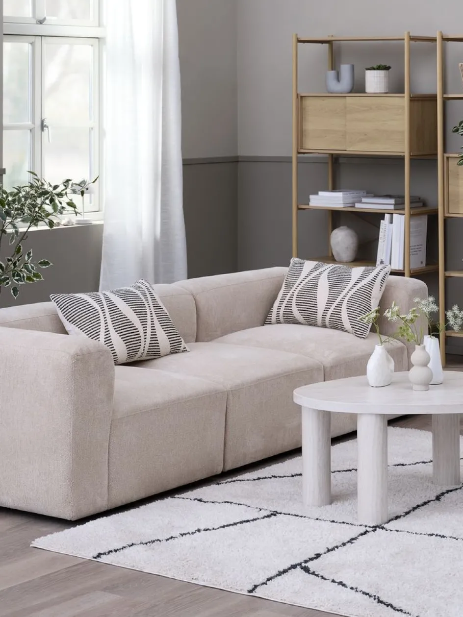 Clearance SKEJBYSofá modular SKEJBY 3 plazas tela beis 2 Plazas|3 Plazas