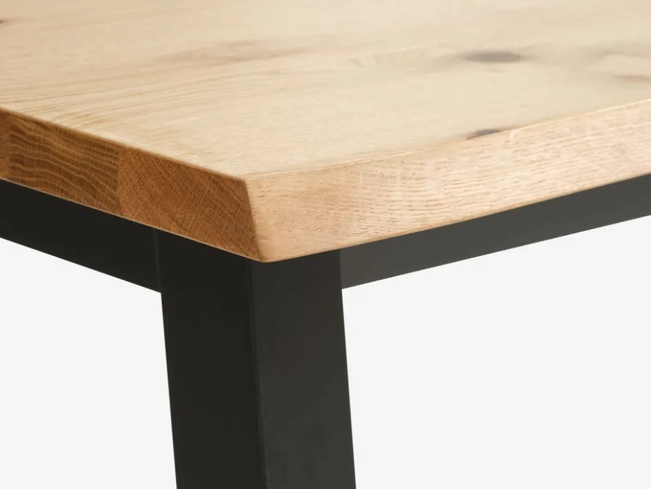 Discount SKOVLUNDEEscritorio SKOVLUNDE 60x120 roble natural/negro Escritorios|Escritorios Elevables