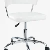 Clearance SNEDSTEDSilla de oficina SNEDSTED polipiel blanco/cromo Sillas De Oficina|Sillas Gaming