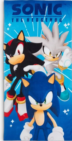Discount SONICGOLDToalla de ducha SONIC 70x140 Niños Toallas De Lavabo|Toallas De Manos