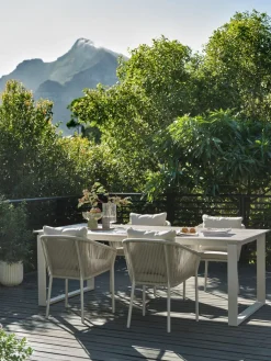 SONNERUPMesa de jardín SONNERUP A100xL215 beis Mesas De Jardín