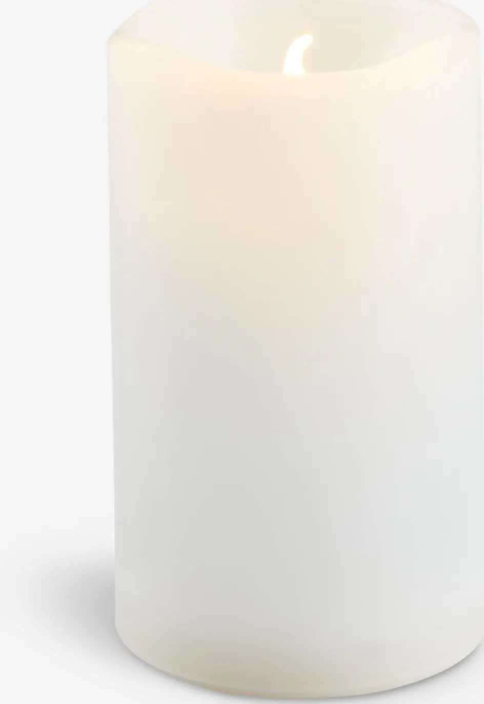 Outlet SORENVela pilar LED SOREN Ø6xA9cm blanco Velas LED