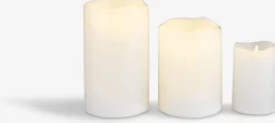 Outlet SORENVela pilar LED SOREN Ø6xA9cm blanco Velas LED