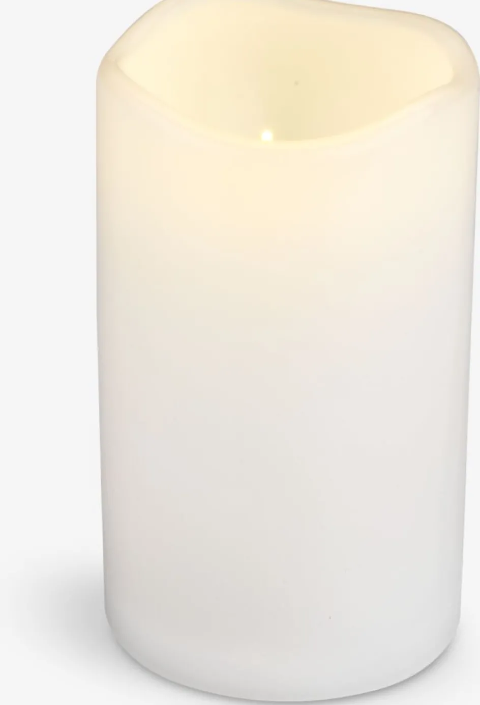 SORENVela pilar LED SOREN Ø8xA10cm blanco Velas LED