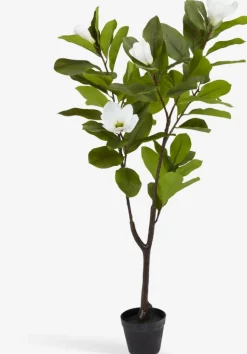 Discount SPINDELPlanta artificial SPINDEL A120cm verde/blanco magnolia Plantas Artificiales Exterior