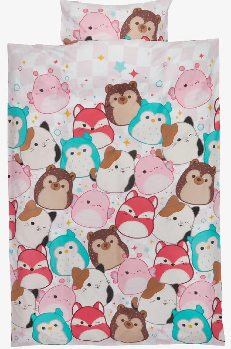 SQUISHMALLOWSJuego funda nórdica SQUISHMALLOWS 155x220 rosa Juegos De Funda Nórdica|Juegos De Funda Nórdica Infantiles