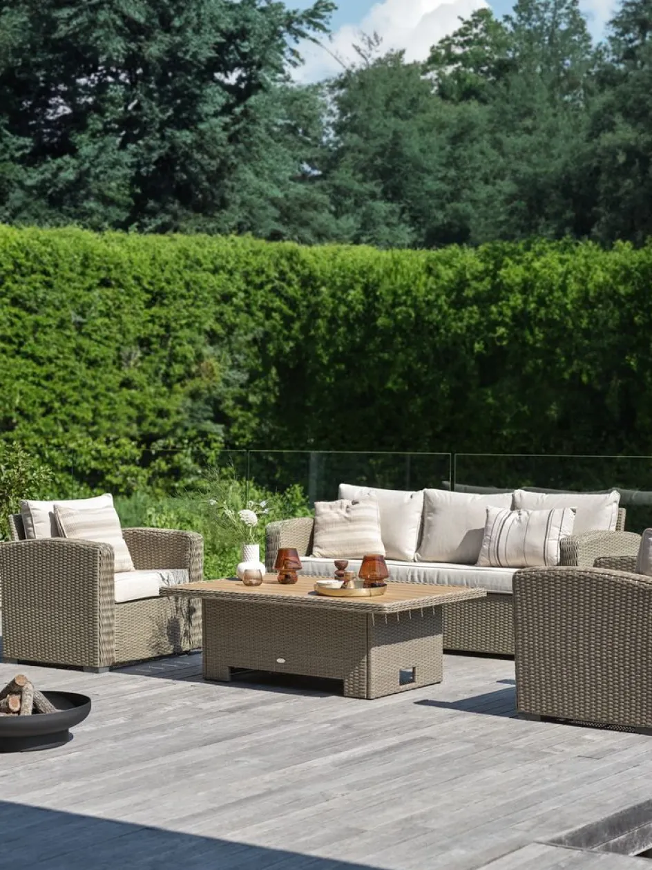 Online STAVERNConjunto muebles jardín STAVERN 5 plazas Conjuntos Mesa Y Sillas De Jardín|Muebles De Jardín