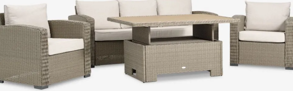 Online STAVERNConjunto muebles jardín STAVERN 5 plazas Conjuntos Mesa Y Sillas De Jardín|Muebles De Jardín