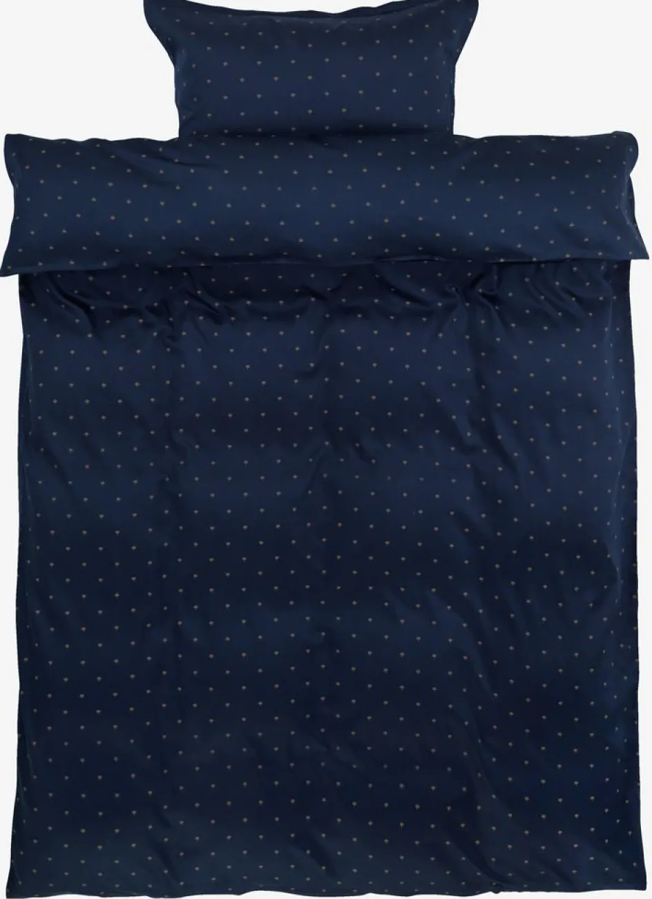 New STELLAPLUSJuego funda nórdica satén STELLA 155x220 azul Juegos De Funda Nórdica