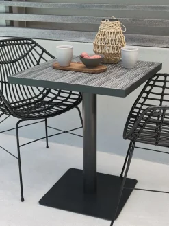 New STENUNGSUNDMesa de balcón STENUNGSUND A60xL60 gris Mesas De Jardín