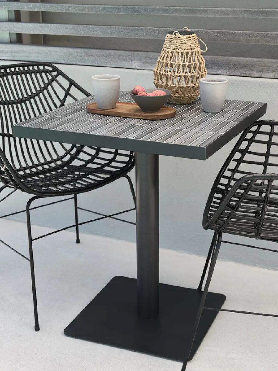New STENUNGSUNDMesa de balcón STENUNGSUND A60xL60 gris Mesas De Jardín