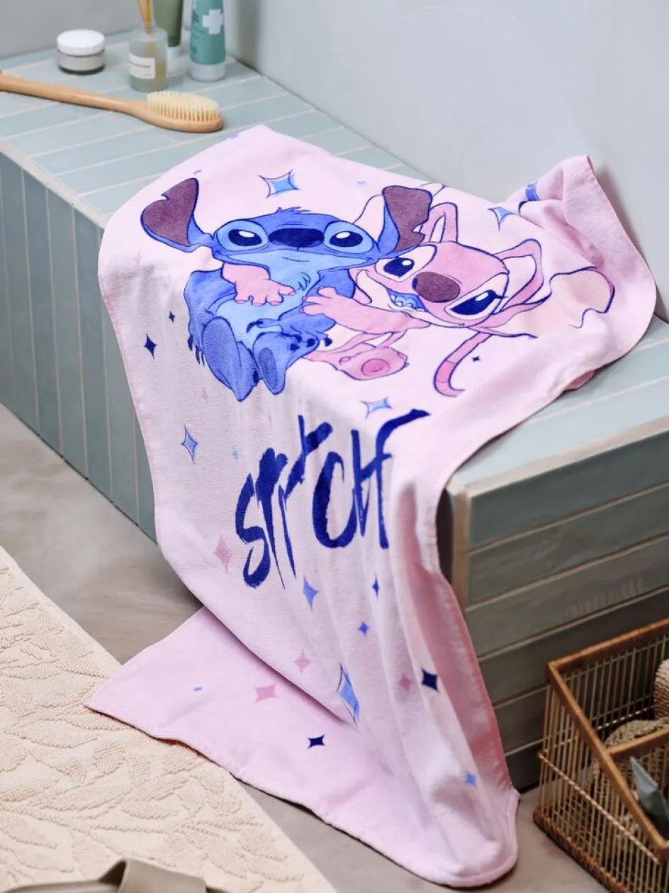 Outlet STITCHGOLDToalla de ducha STITCH 70x140 Niños Toallas De Lavabo|Toallas De Manos