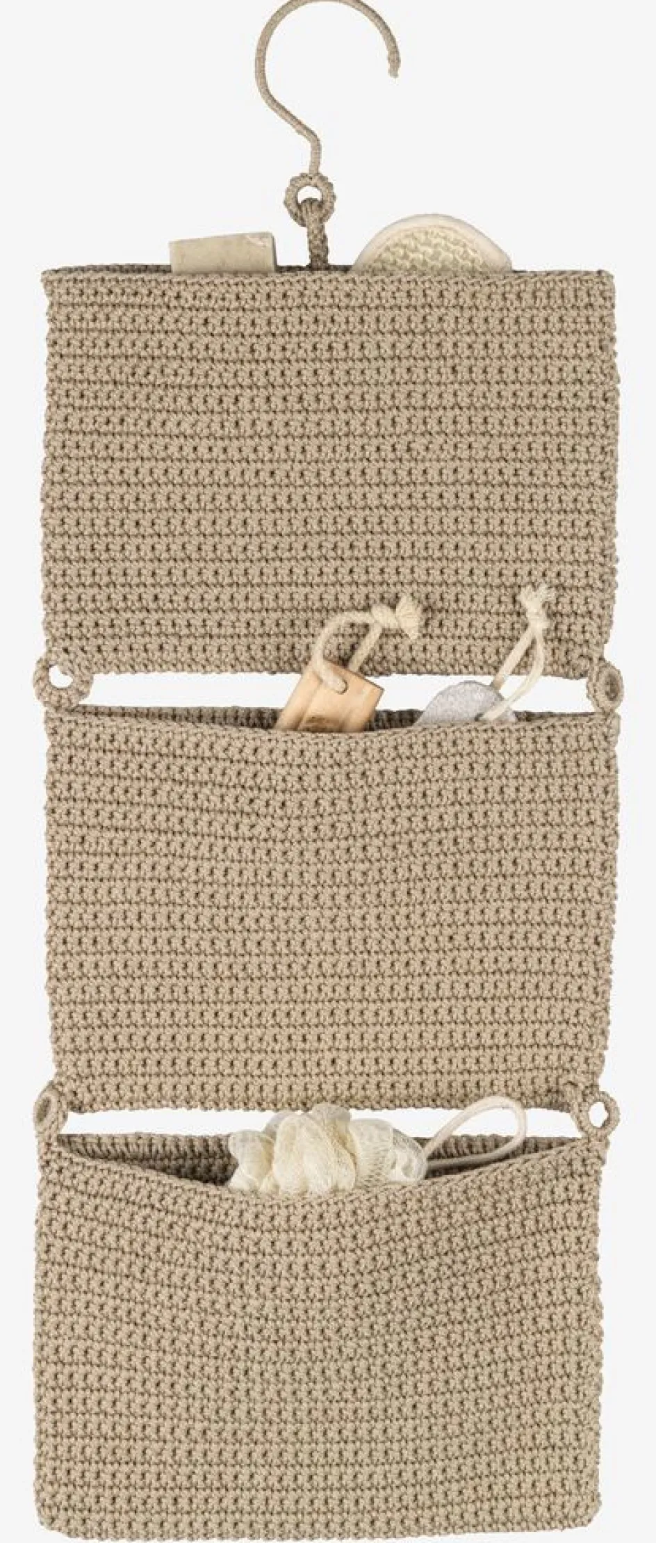 New STOBYOrganizador colgante STOBY A29×A78cm beis Cuidado Personal|Almacenaje Para El Baño