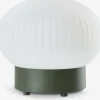 Hot STORFUGLLámpara de mesa recargable STORFUGL Ø15xA10cm verde oscuro Iluminación Exterior