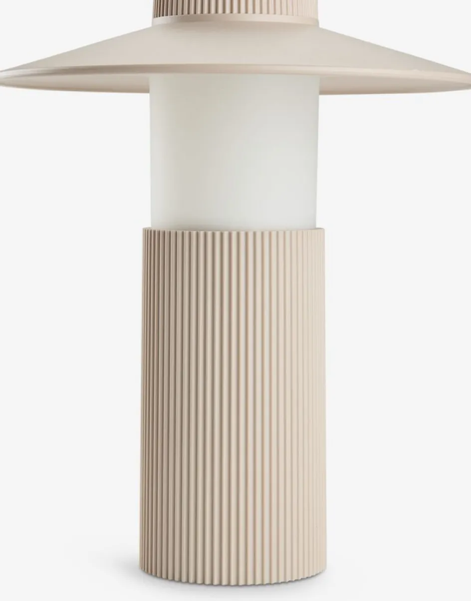 Clearance SVANELámpara de mesa recargable SVANE Ø21×A25cm arena Iluminación Exterior