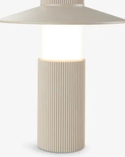 Clearance SVANELámpara de mesa recargable SVANE Ø21×A25cm arena Iluminación Exterior