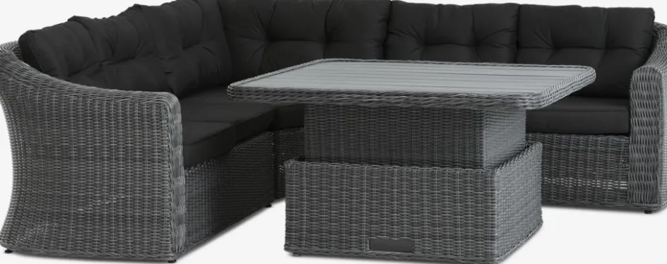 TAMBOHUSEConjunto muebles jardín TAMBOHUSE 5 plazas Conjuntos Mesa Y Sillas De Jardín|Muebles De Jardín