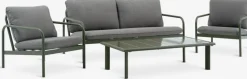 Best TEGLUMConjunto muebles jardín TEGLUM 4,5 plazas Conjuntos Mesa Y Sillas De Jardín|Muebles De Jardín