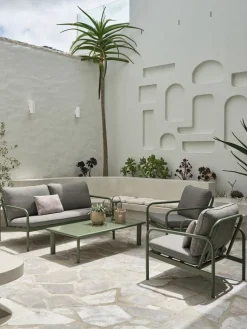 Best TEGLUMConjunto muebles jardín TEGLUM 4,5 plazas Conjuntos Mesa Y Sillas De Jardín|Muebles De Jardín